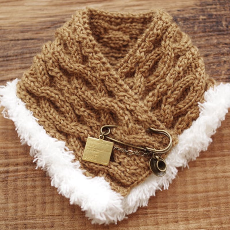 MDD対応手編みのケープ風ショールセット | M.D.C stores