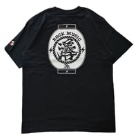 Brush lettering Rock music tee/ひげ文字ロックミュージックTee