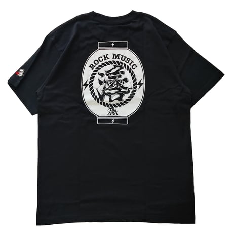 Brush lettering Rock music tee/ひげ文字ロックミュージックTee