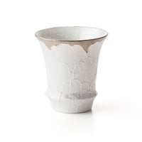 プラチナ牡丹（ブルー）角陶箱 | 高級美術有田焼 柳屋