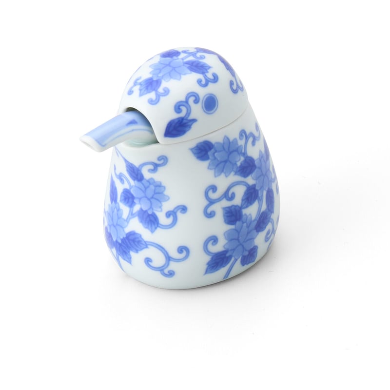 幸楽窯川蝉錦青唐草醤油差し醤油差し | 高級美術有田焼 柳屋