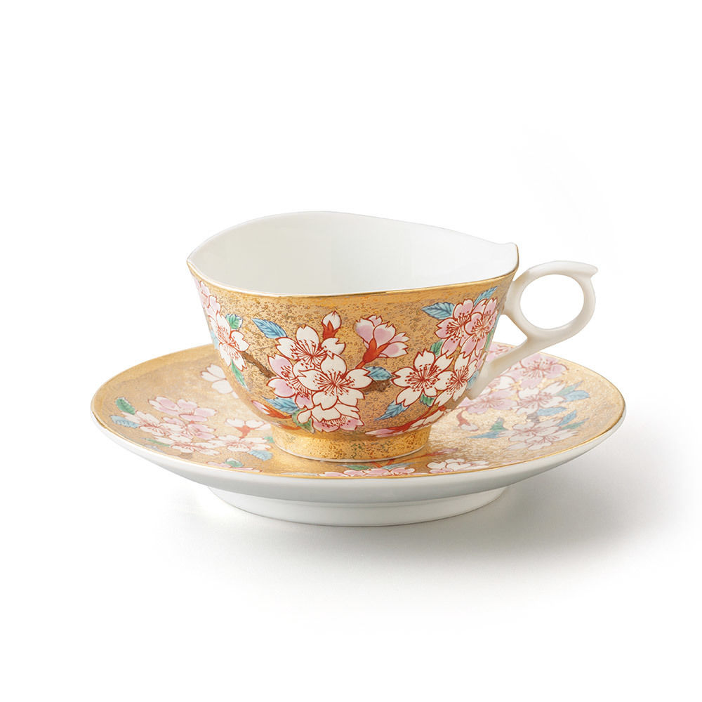 金彩 桜絵 -sakurae- カップ&ソーサー | 高級美術有田焼 柳屋 金彩 桜絵 -sakurae- カップ&ソーサー | 高級美術有田焼 柳屋