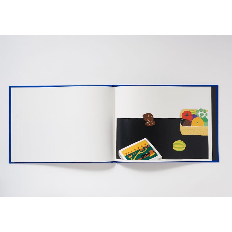 安西水丸 シルクスクリーン版画(ココア) 安西水丸「THE RIVER Ⅲ（茶・山）」 | SPACE YUI online shop