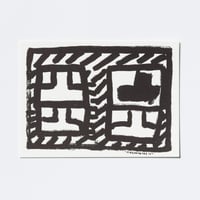 林青那　活版印刷    POSTCARD