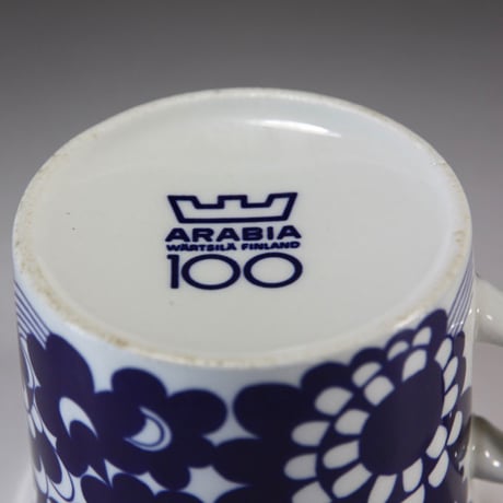 【ヴィンテージ】 ARABIA（アラビア）100周年記念　カップ＆ソーサー  I-96/I-97-05292017
