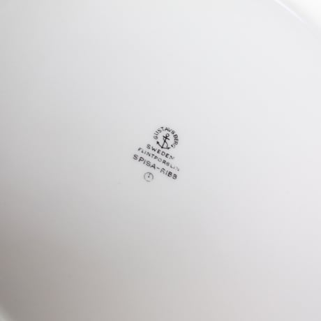 【ヴィンテージ】グスタフスベリ “SPISA RIBB” スピサリブプレート25cm 16100051