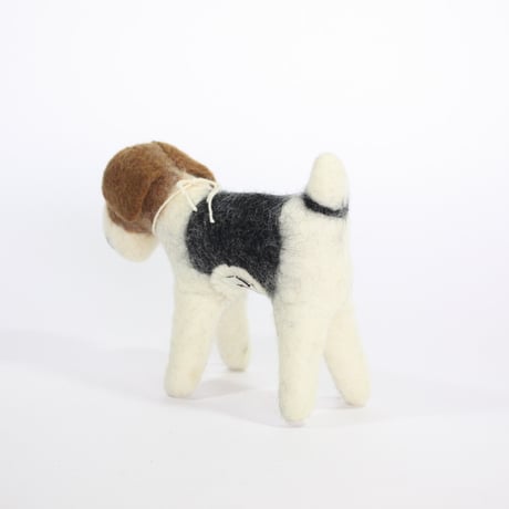【Amica Felt】【新品】「アミカフェルト」"Fox Terrier（フォックステリア）”人形 Mサイズ 250701-146