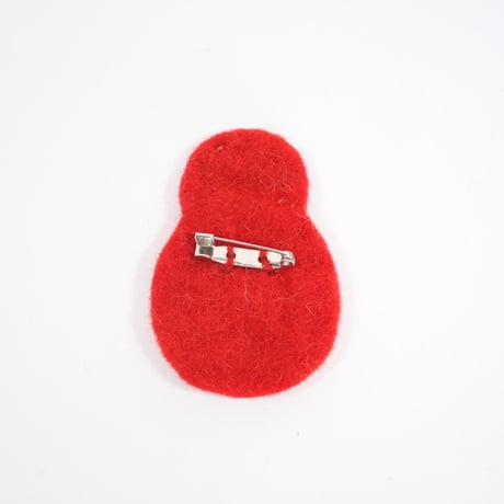 【Amica Felt】【新品】「アミカフェルト」"Russian Doll”ブローチ 250701-008