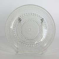 【ヴィンテージ品】イッタラ カステヘルミ プレート（クリア）17cm 15090097