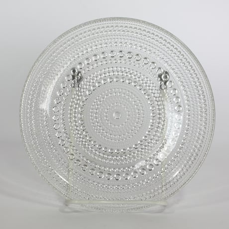 【ヴィンテージ品】イッタラ カステヘルミ プレート（クリア）17cm 15090097
