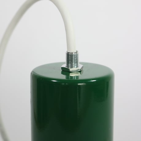 【北欧ヴィンテージ】【PSE認証灯具】デンマーク エナメルシーリングライト 器具直径190mm 全長1080mm 250701-S