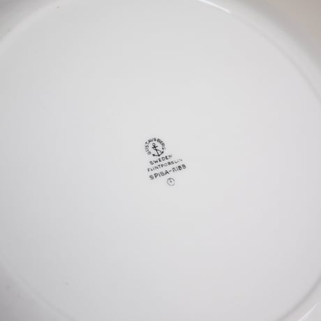【ヴィンテージ】グスタフスベリ “SPISA RIBB” スピサリブプレート25cm 16100051