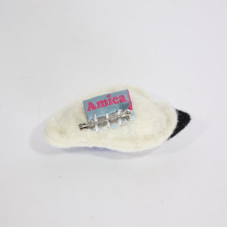 【Amica Felt】【新品】「アミカフェルト」"Little Fat Bird”ブローチ 250701-038