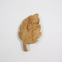 【Wood Jewel】【新品】フィンランド「ウッドジュエル」マグネット "Leaf（葉）” 250701-106