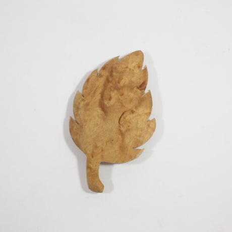 【Wood Jewel】【新品】フィンランド「ウッドジュエル」マグネット "Leaf（葉）” 250701-106