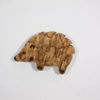 【Wood Jewel】【新品】フィンランド「ウッドジュエル」マグネット "Hedghog （ハリネズミ）” 250701-153