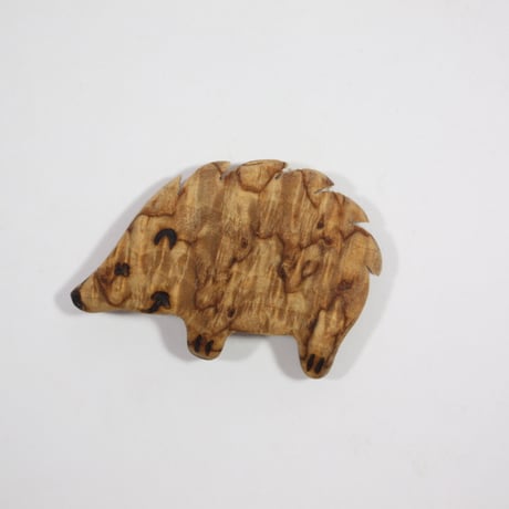 【Wood Jewel】【新品】フィンランド「ウッドジュエル」マグネット "Hedghog （ハリネズミ）” 250701-153