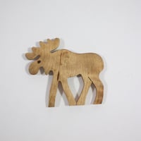 【Wood Jewel】【新品】フィンランド「ウッドジュエル」マグネット "Elk（エルク）” 250701-111