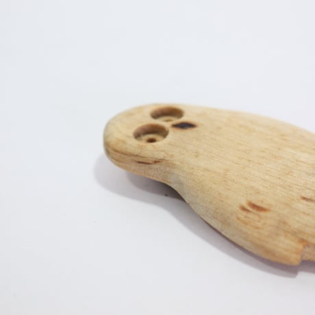 【Wood Jewel】【新品】フィンランド「ウッドジュエル」マグネット "Owl（フクロウ）” 250701-086