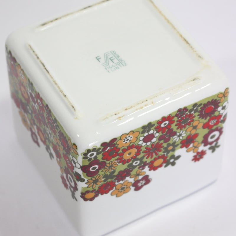 フィッギオ フォークロア 蓋付きスクエアポット ヴィンテージ】ノルウェー/FIGGJO/フィッギオ/FOLKLORE/フォークロア