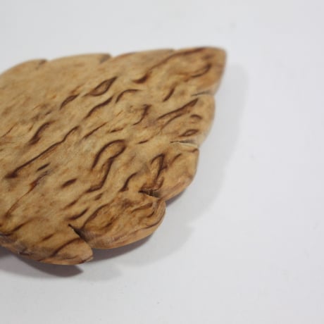 【Wood Jewel】【新品】フィンランド「ウッドジュエル」マグネット "Leaf（葉）” 250701-107