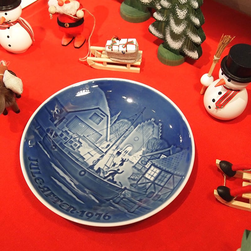 ヴィンテージ】B&G ビングオーグレンダール クリスマスプレート 1976 I 