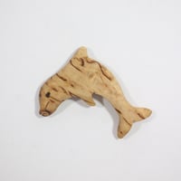 【Wood Jewel】【新品】フィンランド「ウッドジュエル」マグネット "Dolphin（イルカ）” 250701-083