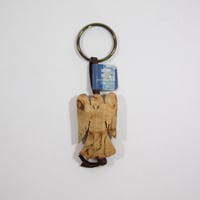 【Wood Jewel】【新品】フィンランド「ウッドジュエル」キーリング "Angel（エンジェル）” 250701-068
