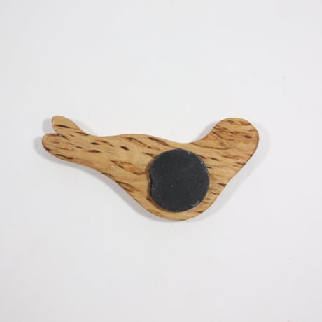【Wood Jewel】【新品】フィンランド「ウッドジュエル」マグネット "Ringed Seal（ワモンアザラシ）” 250701-100