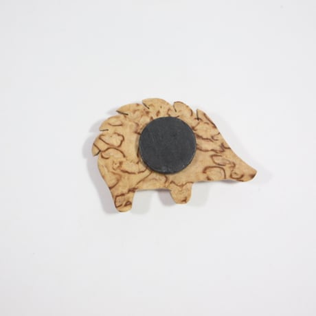 【Wood Jewel】【新品】フィンランド「ウッドジュエル」マグネット "Hedghog （ハリネズミ）” 250701-128