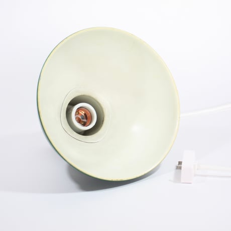 【北欧ヴィンテージ】【PSE認証灯具】デンマーク エナメルシーリングライト 器具直径190mm 全長1080mm 250701-S