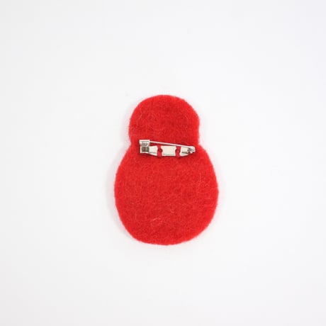 【Amica Felt】【新品】「アミカフェルト」"Russian Doll”ブローチ 250701-010