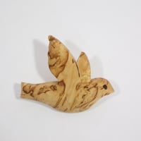 【Wood Jewel】【新品】フィンランド「ウッドジュエル」ブローチ "Willow Grouse  （カラフトライチョウ）” 250701-024