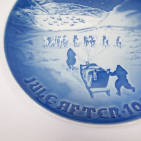 【ヴィンテージ】B&G ビングオーグレンダール クリスマスプレート 1972  I-951-171214