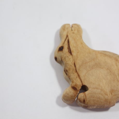 【Wood Jewel】【新品】フィンランド「ウッドジュエル」マグネット "Rabbit （ウサギ）” 250701-098