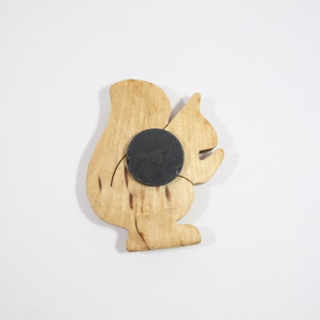 【Wood Jewel】【新品】フィンランド「ウッドジュエル」マグネット "Squirrel （リス）” 250701-151