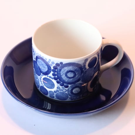 【カケ有りアウトレット】【ヴィンテージ】ロールストランド Rörstrand/Pi(ロールストランド/ピィ) カップソーサーI-121/I-122