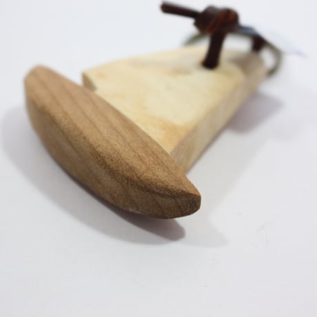 【Wood Jewel】【新品】フィンランド「ウッドジュエル」キーリング "Sailboat（帆ボート）” 250701-067