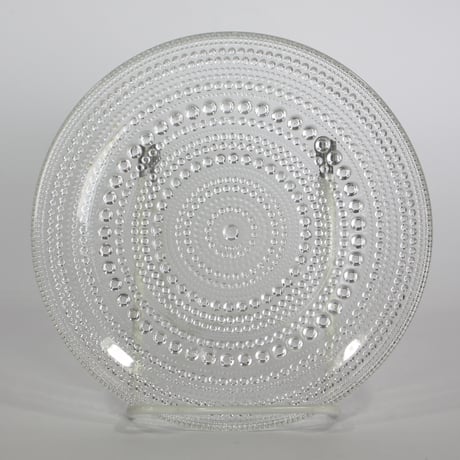 【ヴィンテージ品】イッタラ カステヘルミ プレート（クリア）17cm 15090095