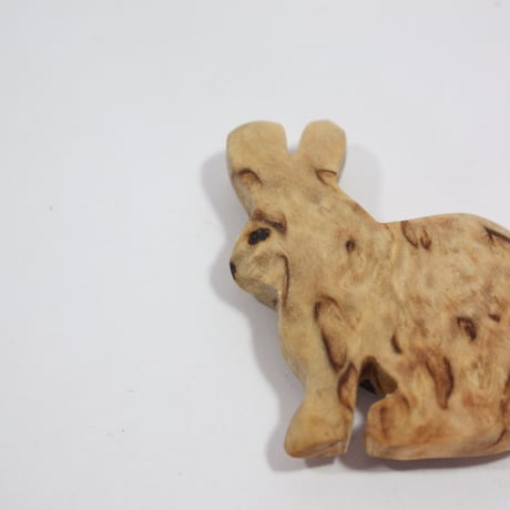 【Wood Jewel】【新品】フィンランド「ウッドジュエル」マグネット "Rabbit （ウサギ）” 250701-095