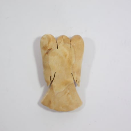 【Wood Jewel】【新品】フィンランド「ウッドジュエル」ブローチ "Angel（エンジェル）” 250701-016