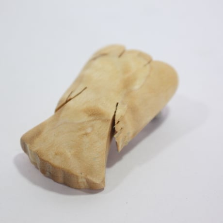 【Wood Jewel】【新品】フィンランド「ウッドジュエル」ブローチ "Angel（エンジェル）” 250701-016