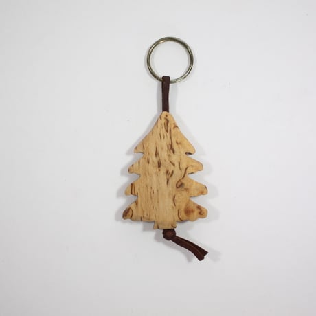 【Wood Jewel】【新品】フィンランド「ウッドジュエル」キーリング "Spruce （唐檜）” 250701-066