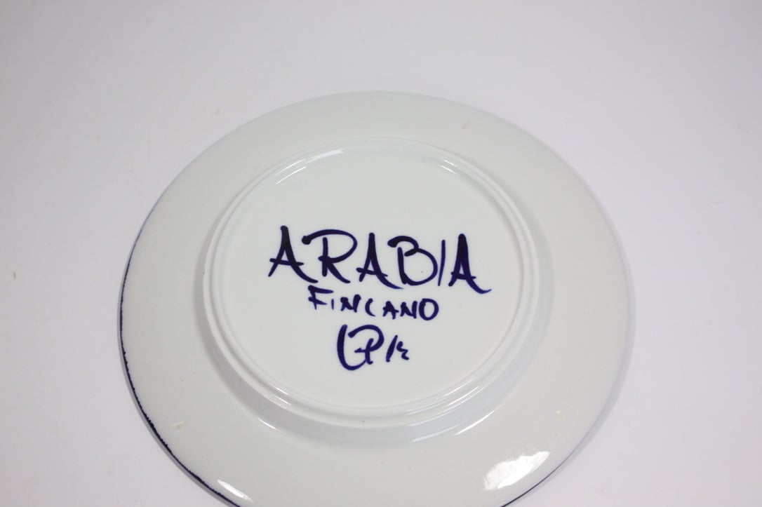 ヴィンテージ】 ARABIA “Valencia(バレンシア)” 20cm プレート 35