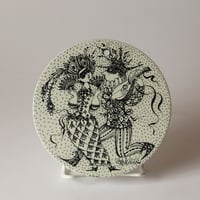 【ヴィンテージ】Nymolle/Bjorn Wiinblad/ウォールプレート/2月 MASKERAD i-15110169