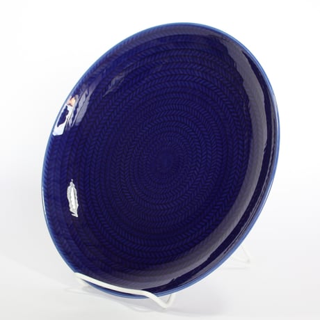 【ヴィンテージ】 　ロールストランド　“Bla Eld” プレート 直径26cm 5638