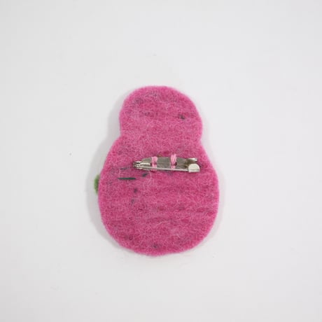 【Amica Felt】【新品】「アミカフェルト」"Russian Doll”ブローチ 250701-015
