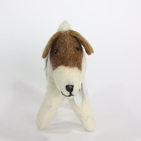 【Amica Felt】【新品】「アミカフェルト」"Fox Terrier（フォックステリア）”人形 Mサイズ 250701-121