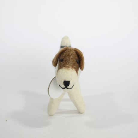 【Amica Felt】【新品】「アミカフェルト」"Fox Terrier（フォックステリア）”人形 Mサイズ 250701-146