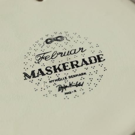 【ヴィンテージ】Nymolle/Bjorn Wiinblad/ウォールプレート/2月 MASKERAD I-957